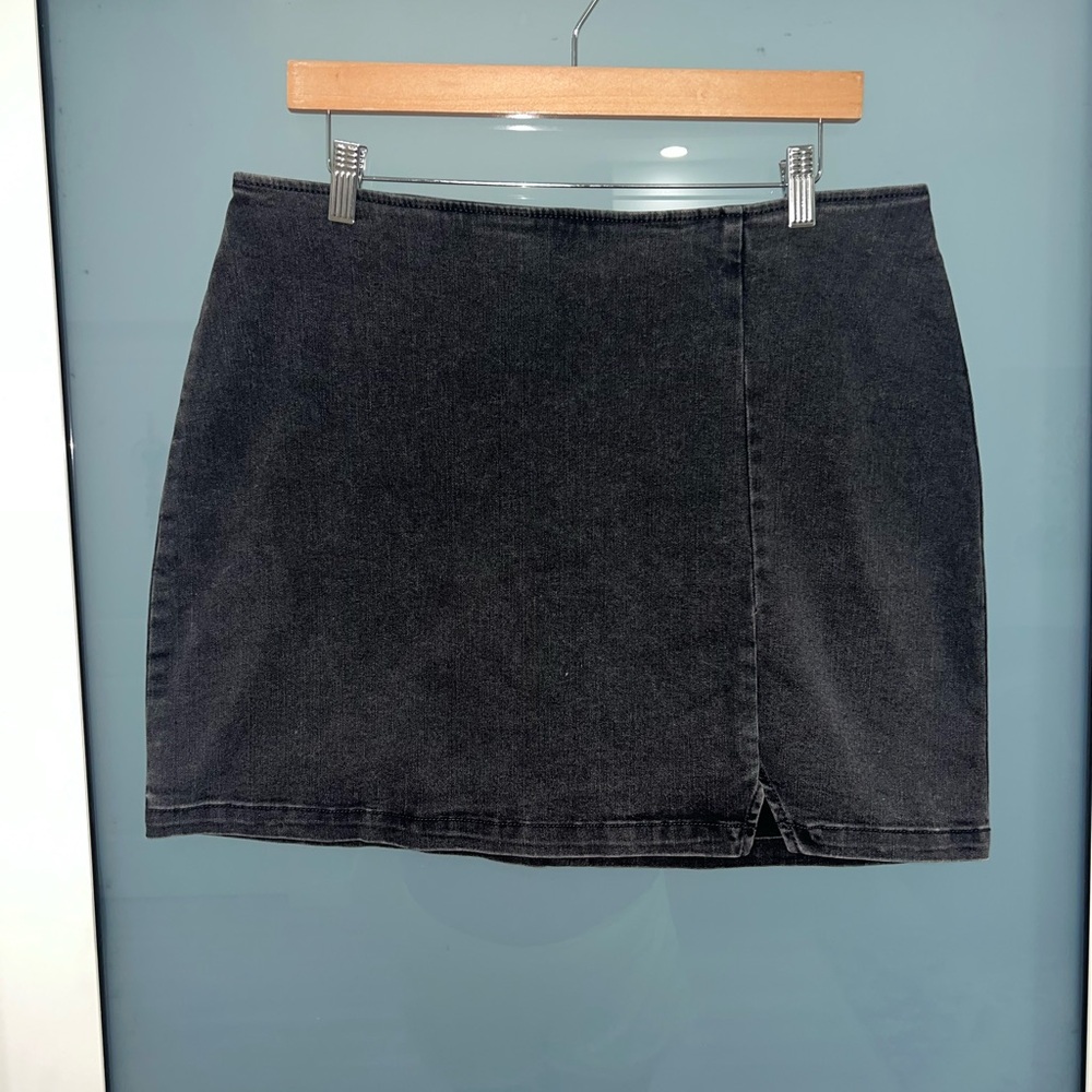 Wild Fable Charcoal Mini Skirt